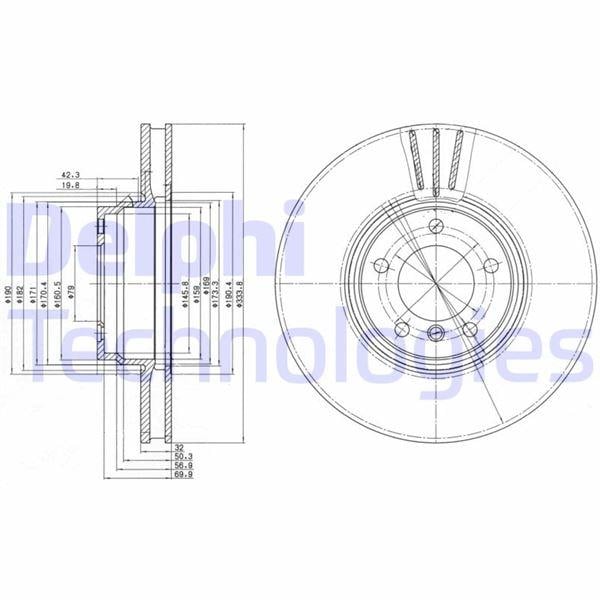 FREN DİSKİ TEKLİ PAKET . DELİKLİ ÖN BMW 750. Z8 08/1994 > 07/2003