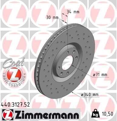 FREN DİSKİ. ÖN. 340.0 /30.0-28.0 MM DELİKLİ 986479093-DF6140