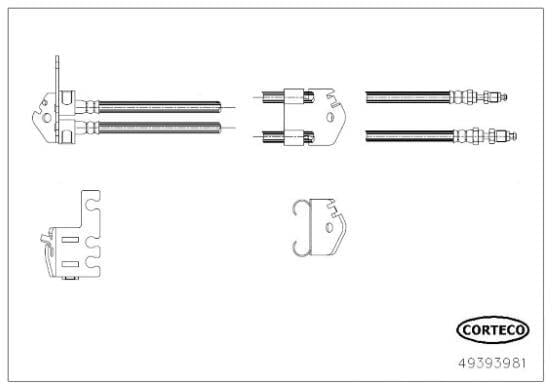 FREN HORTUMU ARKA -ABS BUS TAKSİMATLI TRANSIT V347 06>