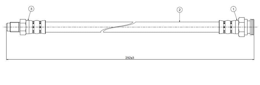 FREN HORTUMU arka 18 2.0 break 80-86