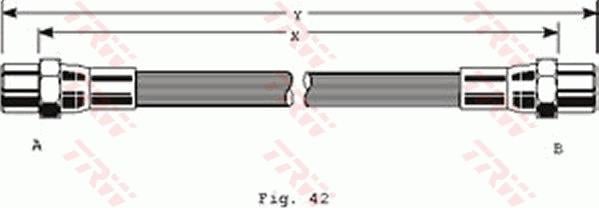 FREN HORTUMU ARKA AKS SAĞ SOL ALFA ROMEO 33 905 -33 907 -33 SPORTWAGON 905 -33 SPORTWAGON 907 -