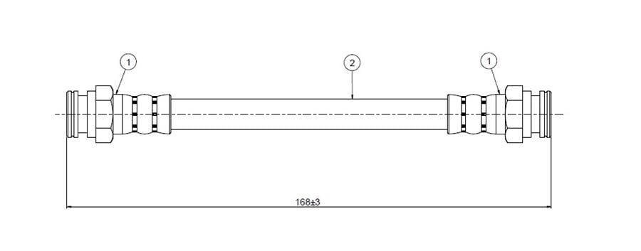FREN HORTUMU arka Polo 96-