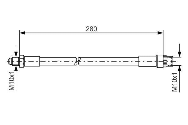 FREN HORTUMU. 280.00 MM