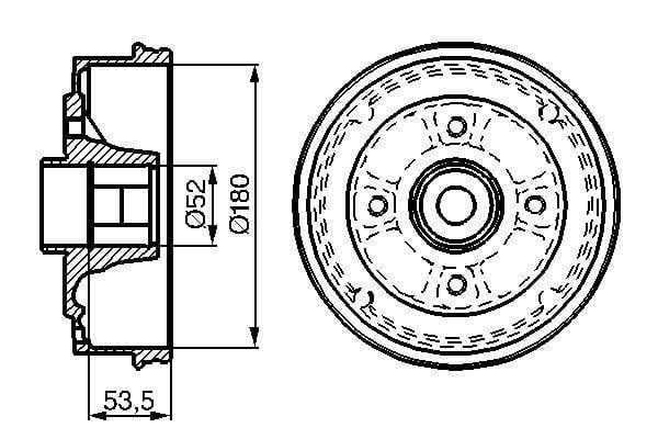 FREN KAMPANASI 180.2 / 82.9 MM
