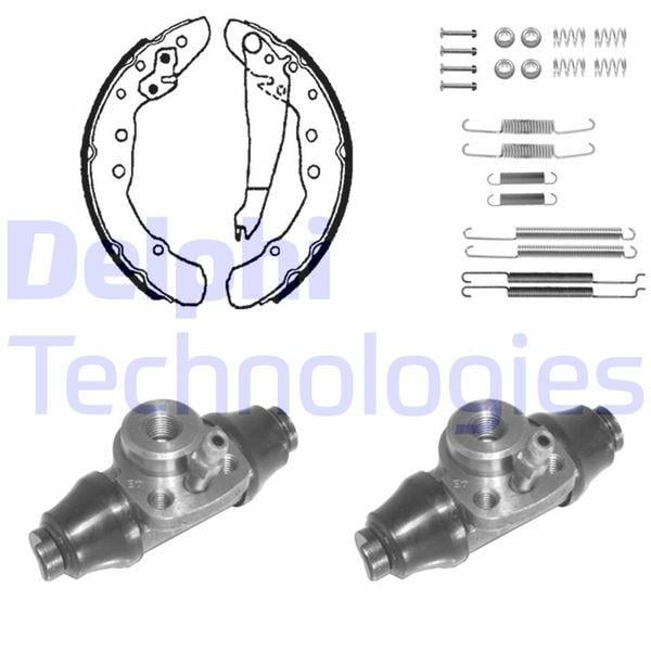 FREN PABUÇ KİTİ ARKA AUDI 80 09/91>