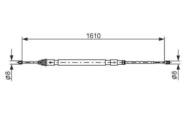 FREN TELİ. 1610 MM