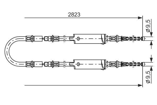 FREN TELİ. 2823 MM