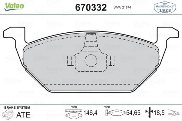 GDB1357 ÖN BALATA GOLF IV BORA 97-6.05 POLO 99 > OCTAVIA 97 >LEON TOLEDO 99-06 IBIZA 02 > AUDI