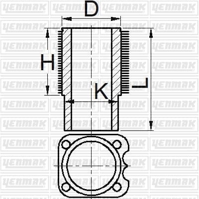 GOMLEK Q100.0MM STD -KHD-FL 912 D