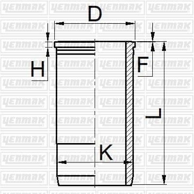 GOMLEK Q100.0MM STD -MWM-D 227-2-D 227-3-D 227-4-D 227-6 - FF