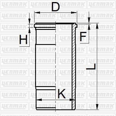 GOMLEK Q104.78MM STD -VOLVO-TD 71 A