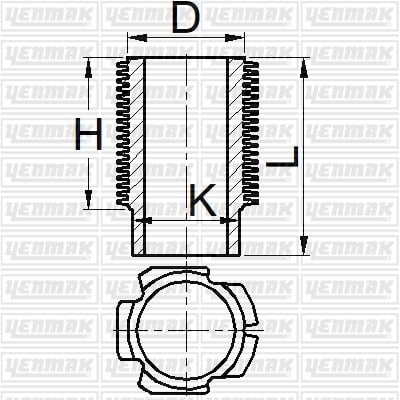 GOMLEK Q108.0MM STD -HATZ-E 108