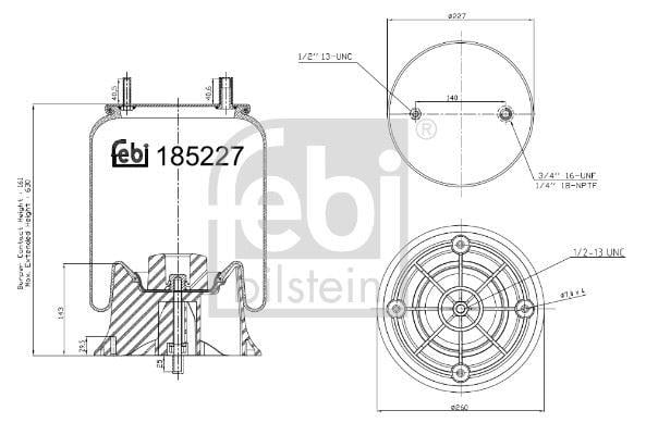 HAVALI SÜSPANSİYON KÖRÜĞÜ PLASTİK PİSTON VE PİSTON KOLU İLE SAF