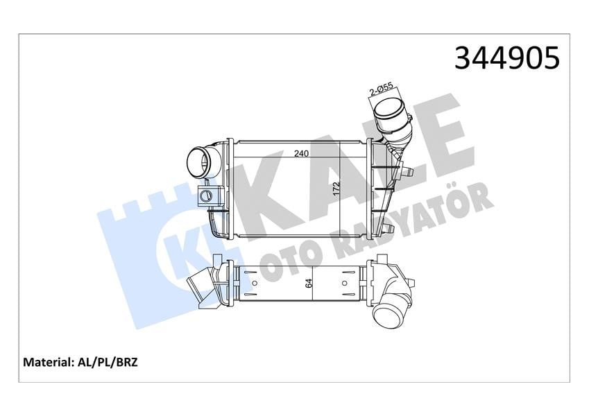 İNTERCOOLER AL/PL/BRZ 147-GT