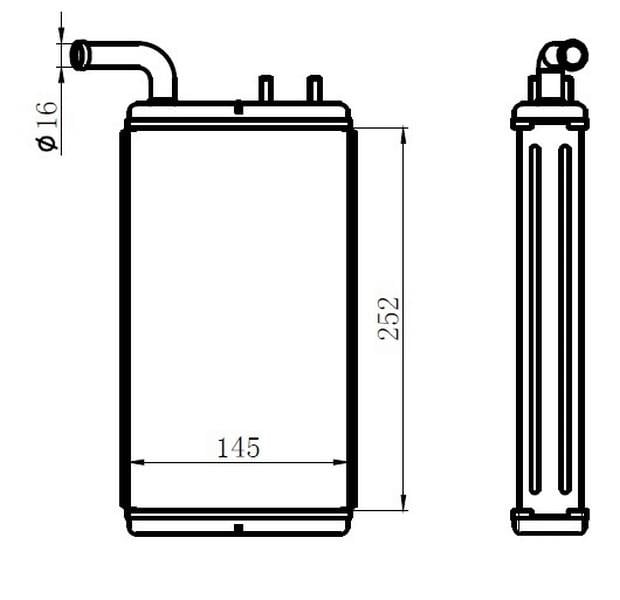 KALORİFER RADYATÖRÜ BRAZİNG M131 1600 250x140x36