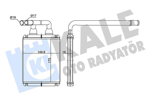 KALORİFER RADYATÖRÜ KIA PICANTO 1.0L G4HE 04-11 1.1L D3FA CRDI 05-11 - ALEMİNYUM