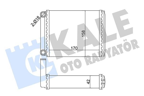 KALORIFER RADYATORU MERCEDES SPRINTER B901>B904 95>06