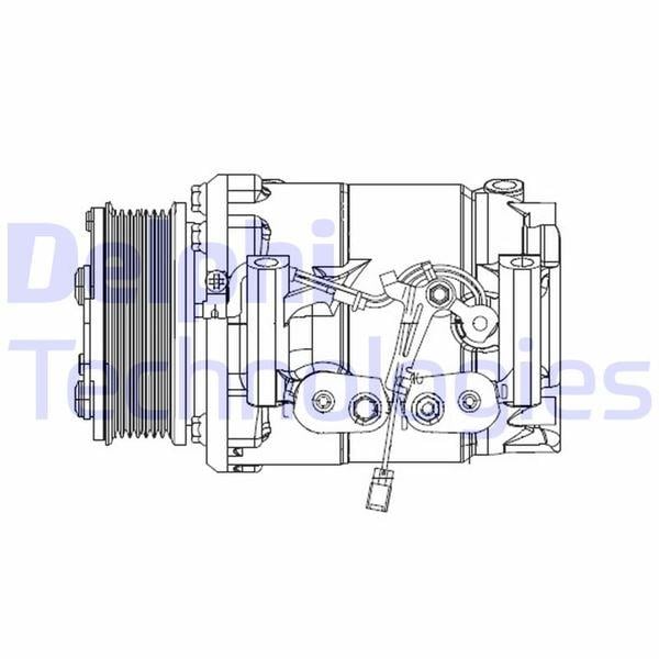 KLİMA KOMPRESÖRÜ HONDA CR-V 2.0L K20A4 RD8 kasa 02-06 12V - 7PK OLUKLU