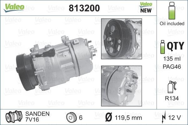 KLİMA KOMPRESÖRÜ VW BORA-CADDY II-GOLF IV 1.4 16V-1.6-1.6 16V-1.8-1.9 TDI 98-05 119mm 6 KANAL