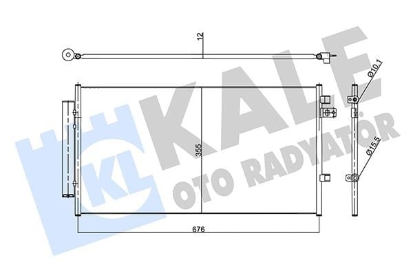 KLİMA KONDENSERİ FIAT 500X 14> JEEP RENEGADE 14>