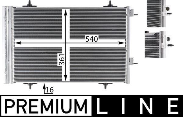 KLİMA KONDENSERİ RADYATÖRÜ PEUGEOT P508 10> CITROEN C5 10> 1.6 HDI DV6 THP-VTI EP6