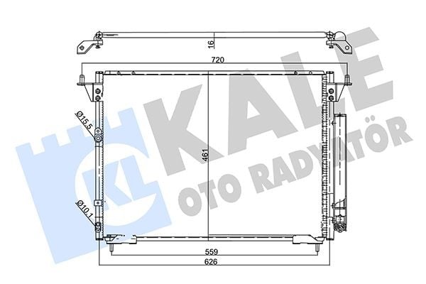 KONDENSER TOYOTA HIACE 2.5-COMMUTER V 2.5-HIACE V 06- AL/AL