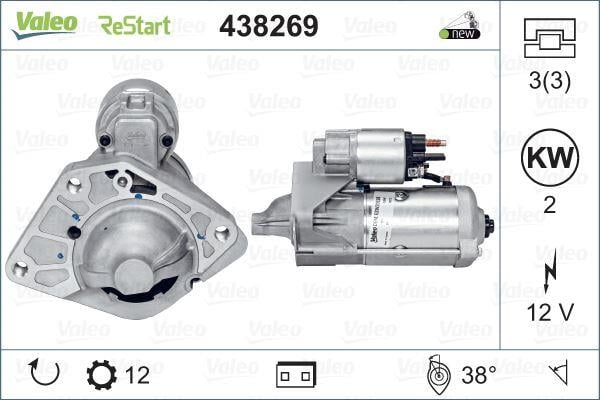 MARS MOTORU 12V 2kW 12 DIS MERCEDES VITO OM622 W447 14> . RENAULT FLUENCE MEGANE SCENIC TALISMAN TRAFIC . NISSAN QASHQAI R9M 1.6 dCi