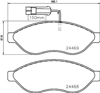 ÖN BALATA DUCATO 06 >JUMPER 15-19 BOXER 15-19 2.0-2.2-2.3-3.0D 2.0-2.2-3.0HDI