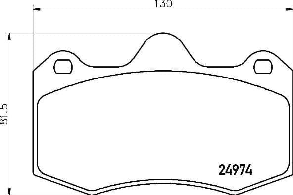 ÖN BALATA IBIZA 1.4TSİ 13 > 1.6 13 >1.8T 04-08 1.9D 04-10 RAPID 1.2 TSI 12 > 1.6TDİ 12 >