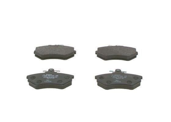 ÖN BALATA İNCE GOLF II III POLO CLAS.95> PASSAT-CORDOBA-CADDY 95-04 -IBIZA-TOLEDO-VENTO 0986TB2004