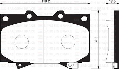 ÖN BALATA LAND CRUISER 100 4.7 V8 98-02 4.2 TD 90-98 GDB3197