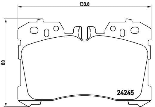 ÖN BALATA LEXUS LS 08>