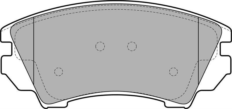 ÖN BALATA OPEL ASTRA J 12 >14 > INSIGNIA 08 >11 > ZAFIRA 11 > SAAB 9.5 10 >17 JANT GDB1783
