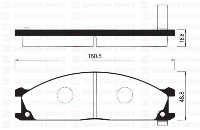 ÖN BALATA PICK-UP KING CAB D22 2.4 2.5D Dİ 2.5TD 3.2D 98 > VANETTA 86-95 GDB766