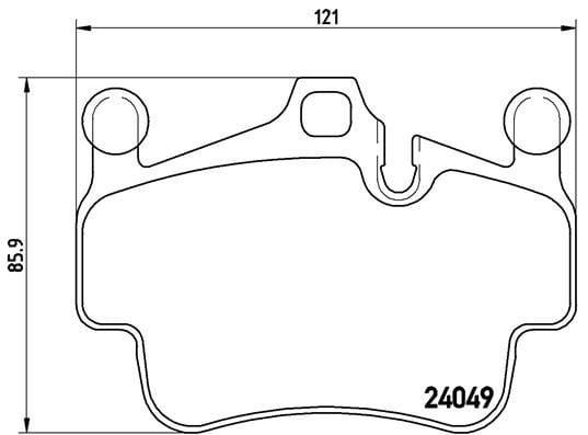 ÖN BALATA PORSCHE BOXSTER 08-11 -CAYMAN 05 > 911 04-12