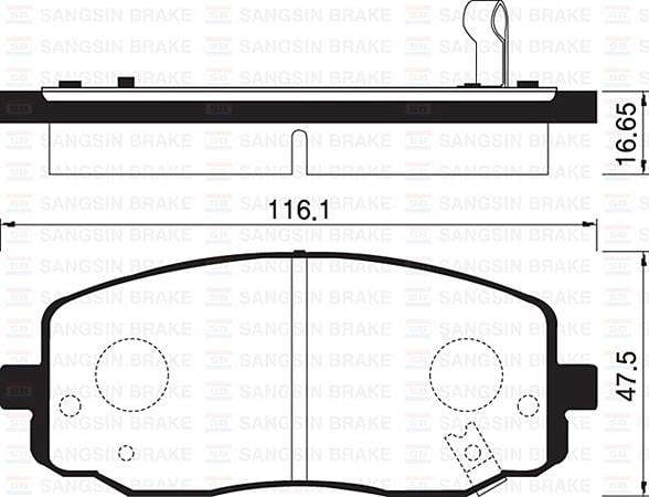 ÖN FREN BALATA HYUNDAI i10 1.1L CRDI 08-> / KIA PICANTO 1.0L 1.1L 04-11