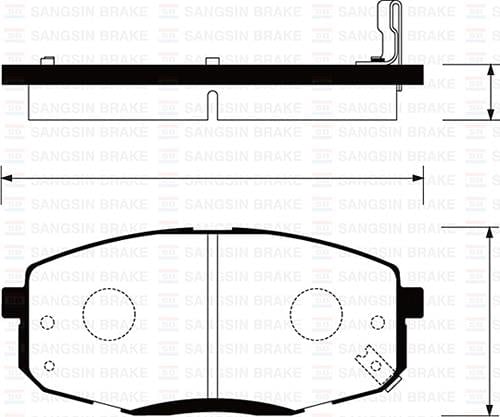 ÖN FREN BALATA HYUNDAI İ30 1.6L D4FB CRDi dizel 07-11 1.4L 1.6L benzinli 08-> / KIA CERATO 1.6L ben zinli 10-> / CEED 1.4L 1.6L benzinli 07->