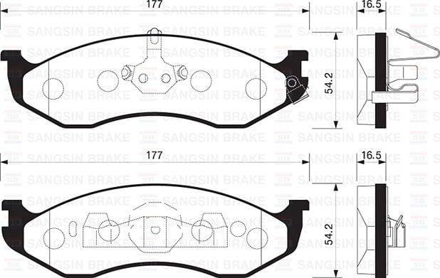 ÖN FREN BALATA JEEP GRAND CHEROKEE I 4.0L 5.2L 91-99 . WRANGLER 96-07