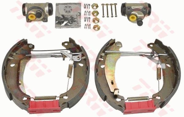PABUÇLU BALATA KİTİ ARKA AKS RENAULT CLIO I B/C57- 5/357 -CLIO I HATCHBACK VAN S57 -SUPER 5 B/C40 -SUPER 5 HATCHBACK VAN S40 -