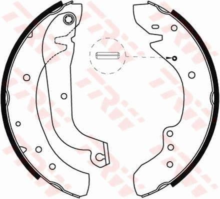 PABUÇLU BALATA KİTİ ARKA ALFA ROMEO-AR 6 BUS 280 -AR 6 VAN 280 CITROEN-C25 BUS 280 -290 -C25 P