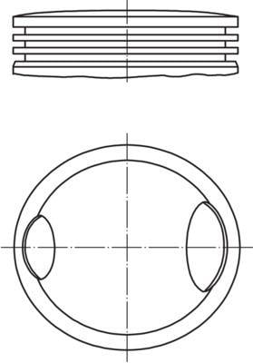 PİSTON COMPLETE 83.01 MM AUDI