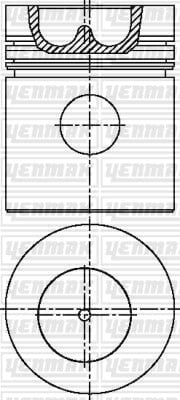 PISTON SEGMAN Q98.48MM STD -PERKINS-6.354.4