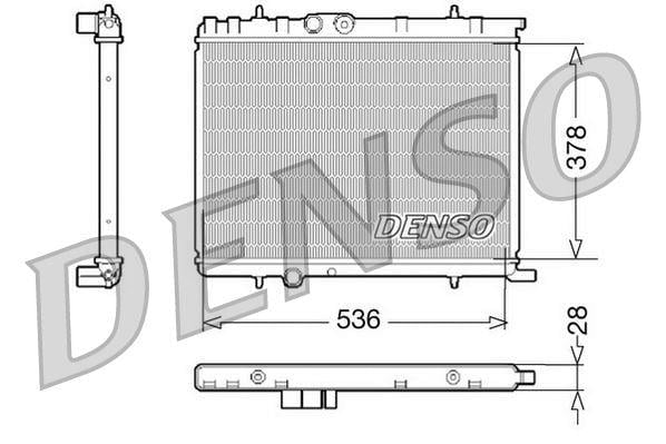 RADİATOR. ENGİNE COOLİNG CITRO N BERLINGO MF 96-11