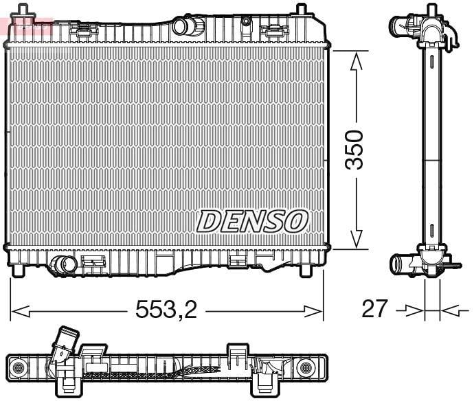 RADİATOR. ENGİNE COOLİNG FORD B-MAX 12-