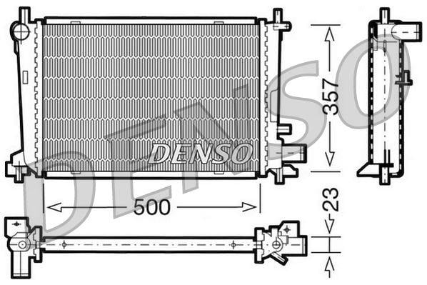 RADİATOR. ENGİNE COOLİNG FORD FIESTA II 83-95