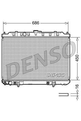 RADİATOR. ENGİNE COOLİNG NISSAN X-TRAIL T30 01-13