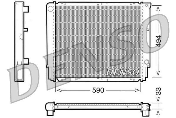RADİATOR. ENGİNE COOLİNG VOLVO 740 83-92