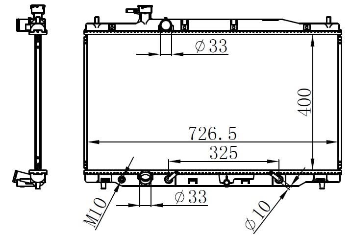 RADYATÖR BRAZİNG CRV 07 > 400x726x16