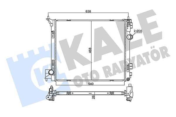 RADYATÖR BRAZING NISSAN X-TRAIL RADYATÖR