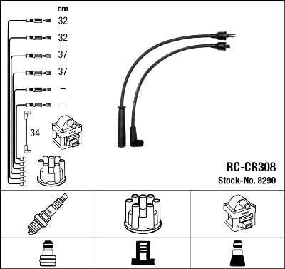 RC-CR308 ATEŞLEME KABLOSU
